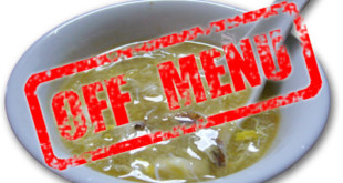 Shark fin soup off menu
